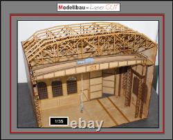 1 35 Malaan Laser-cut Wood Panzer Factory (3 Modules Complete) FREE SHIPPING