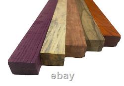 10 PACK COMBO, 5 Species, Cutting Boards/Thin Dimensional Lumber 3/4 X 2 X 18