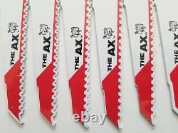 (100) MILWAUKEE 48-00-5026 THE AX 9 5TPI Sawzall Blade withnails Made in USA NEW