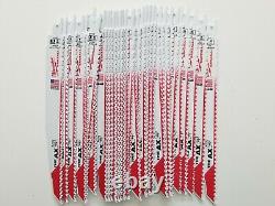 (100) MILWAUKEE 48-00-5026 THE AX 9 5TPI Sawzall Blade withnails Made in USA NEW