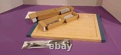 10017 new princess house bamboo cutting board set kit