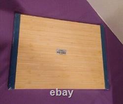 10017 new princess house bamboo cutting board set kit