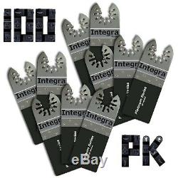 100pk Fast Cut Wood & Plastic Multi Tool Blades Compatible With Fein Multimaster