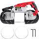 110 V 5 In Cordless Band Saw Variable Speed Portable Deep Cut Metal Wood Tubing
