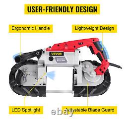 110 V 5 in Cordless Band Saw Variable Speed Portable Deep Cut Metal Wood Tubing