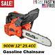 12 Bar Gasoline Chainsaw Chain Saw Wood Cutting Grindling Machine 25.4cc Engine