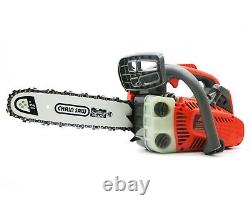 12'' Gas Chainsaw Top Handle Gasoline Chain Saw Wood Cutting 25.4CC 2-Cycle 1KW