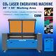 130w 55x35in Co2 Laser Cutting Engraving Machine Engraver Cutter W Water Chiller