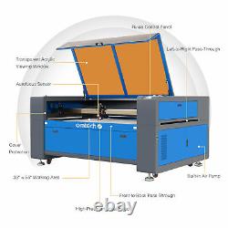 130W 55x35in CO2 Laser Cutting Engraving Machine Engraver Cutter w Water Chiller