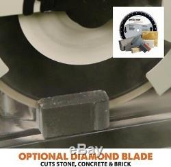 14 in Chop Saw Multi-Purpose Cutting Blade Steel Aluminum Wood Plastic Cuts Tool