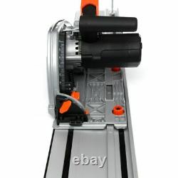 1400W Plunge Cut Track & Circular Saw with 2 Guide 700mm Rails 2 Clamps & Blade