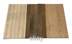 15 Pack, Cherry, Black Walnut, Hard Maple Cutting Boards Blocks 3/4x 2x 24