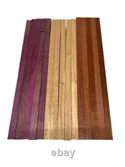 15 Pack, Cutting Board Purpleheart+ African Mahogany+ Bloodwood in Various Size