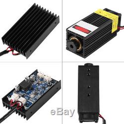 15W Blu-ray Laser Head Engraving Module 450nm with TTL For Engraver Wood Cutting
