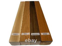 16 PACK COMBO, 4 Species, Cutting Boards, Turning Wood 2 X 2 X 16 FREE SHIP