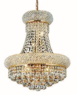 1800 Primo Collection Hanging Fixture D16in H20in Lt8 Gold Finish Royal Cut
