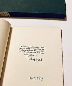 1928 West Running Brook Robert Frost Signed 1st Edition Autograph Wood Cuts