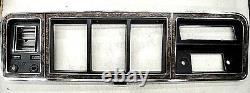 1978 1979 78 79 FORD TRUCK BRONCO WOOD GRAIN DASH BEZEL With AIR NEW (D)