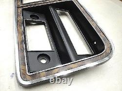 1978 1979 78 79 FORD TRUCK BRONCO WOOD GRAIN DASH BEZEL With AIR NEW (D)