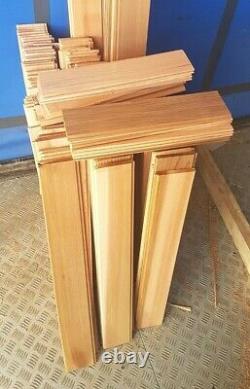 (1m²) Off Cuts 12 x 88 Canadian Western Red Cedar Tongue Groove Timber Cladding
