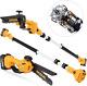 2-in-1 Brushless Pole Saw & Cordless Chainsaw, 8 Inch 4.0ah 17-foot Max Electric