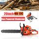 20 3.5hp 62cc Guide Board Chainsaw Gasoline Powered Handheld Chain Saw Cut Wood