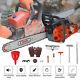 20 68cc Gasoline Chainsaw Cutting Wood Gas Sawing Aluminum Crankcase Chain Saw