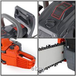 20 68CC Gasoline Chainsaw Cutting Wood Gas Sawing Aluminum Crankcase Chain Saw