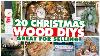 20 Genius U0026 Simple Wood Christmas Diy Projects To Make Sell This Holiday