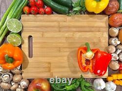 20pc Bulk Thick 15x11 Sturdy Wholesale Plain Bamboo Cutting Board for Engraving