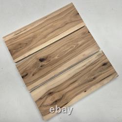 23 Very Cool Unique Set Of 3 Hickory Lumber Wood Kiln Dried Board Slab