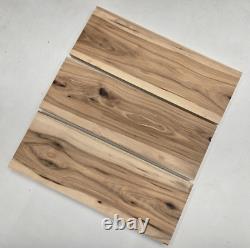 23 Very Cool Unique Set Of 3 Hickory Lumber Wood Kiln Dried Board Slab