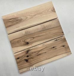 23 Very Cool Unique Set Of 3 Hickory Lumber Wood Kiln Dried Board Slab