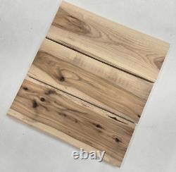 23 Very Cool Unique Set Of 3 Hickory Lumber Wood Kiln Dried Board Slab