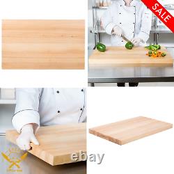 30 x 18 x 1 3/4 in. Cutting Board Kitchen Chopping Boards Wood Butcher Durable