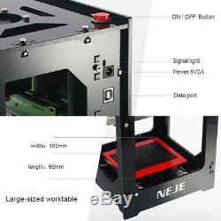 3000mW DIY Desktop Mini CNC Laser Engraver Cutter Wood Cutting Machine Router
