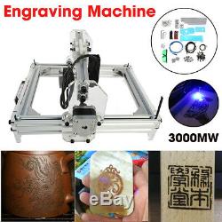 3000mw 21x17cm USB CNC Laser Engraver Cutter Wood Marking Wood Cutting