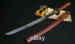 31japanese Samurai Practise Lion Sword Wakizashi Full Tang Blade Can Cut Bamboo