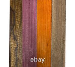 32 Pack Combo, 4 Species, Cutting Boards/Thin Dimensional Lumber 3/4 x 2 x 24