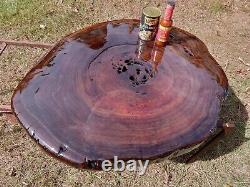 350+ Rings RARE Saw Cut! Old Growth Ancient Sinker Cypress Wood Cookie Table