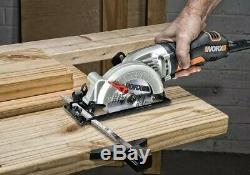 4-1/2 Circular Saw Woodworking Hand Saw WORX WORXSAW WX429L Angle Cutting