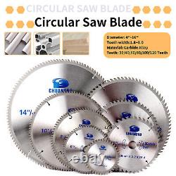 4''-16'' Carbide Circular Saw Blade 40-120 Tooth Cutting Disc for Wood Aluminum