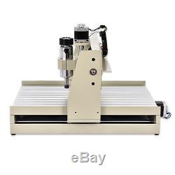 4 AXIS CNC Router 6040 Engraver 400W PCB Metal Wood Cutting Mill Drill Machine