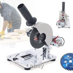 4 Cut-off/Chop Saw Mini Table Saw 0-45° Adjustable Soft Metal/Wood Cutting Mach