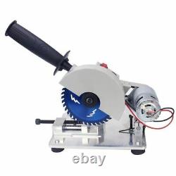 4 Cut-off/Chop Saw Mini Table Saw 0-45° Adjustable Soft Metal/Wood Cutting Mach