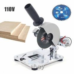 4 Cut-off/Chop Saw Mini Table Saw 0-45° Adjustable Soft Metal/Wood Cutting Mach