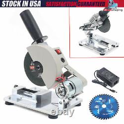 4 Cut-off/Chop Saw Mini Table Saw 0-45° Adjustable Soft Metal/Wood Cutting New