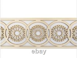 4 Pcs Moroccan Decorative Panels 65 cm Wooden Plaque, Trim, Beading, Laser cut wood