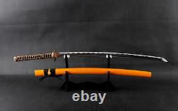 40'' T9 Katana Combat Ready Japanese Samurai Sharp Functional Sword Cut Bamboo