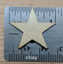 4000 1 1/8 inch (1.125) Mini Wood Stars Laser Cut Flag Making Wooden Stars R